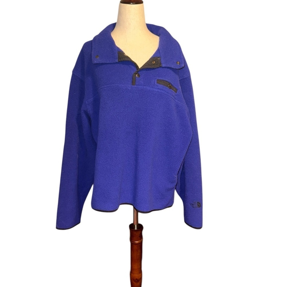 The North Face Blue Fleece Pullover